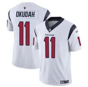 Jeff Okudah Houston Texans white jersey