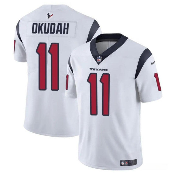 Jeff Okudah Houston Texans white jersey