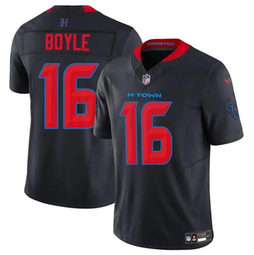 Tim Boyle Houston Texans navy FUSE jersey