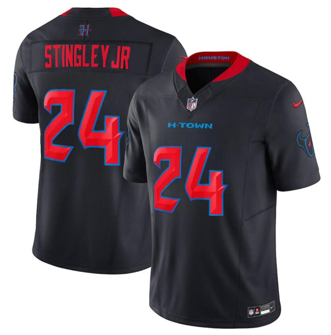 Derek Stingley Jr Houston Texans navy FUSE jersey