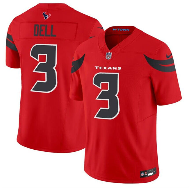 Tank Dell Houston Texans red FUSE jersey