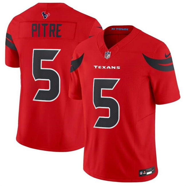 Jalen Pitre Houston Texans red FUSE jersey