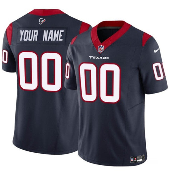 Custom Houston Texans navy FUSE jersey