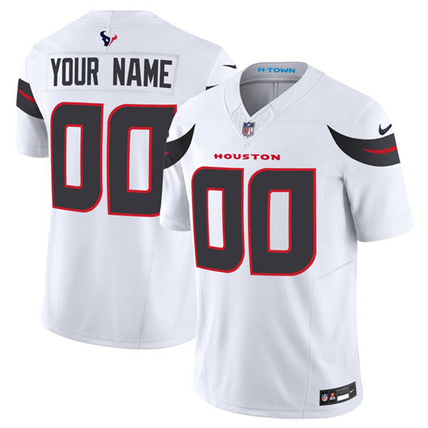 Custom Houston Texans white FUSE jersey