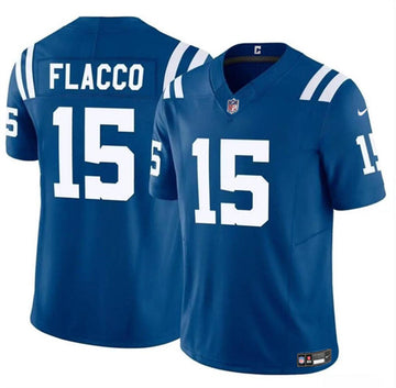 Joe Flacco Indianapolis Colts blue FUSE jersey