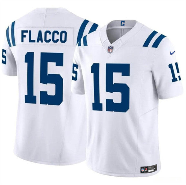 Joe Flacco Indianapolis Colts white FUSE jersey