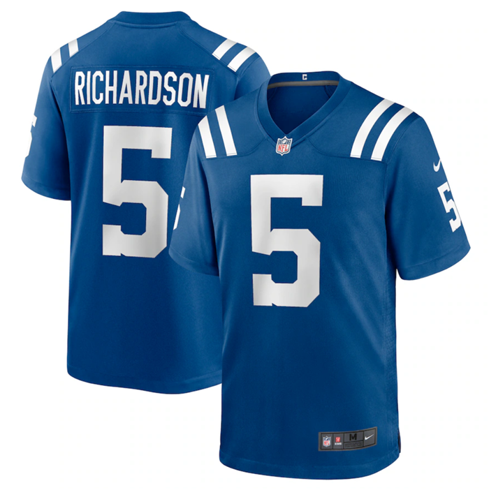Anthony Richardson Indianapolis Colts blue Game jersey