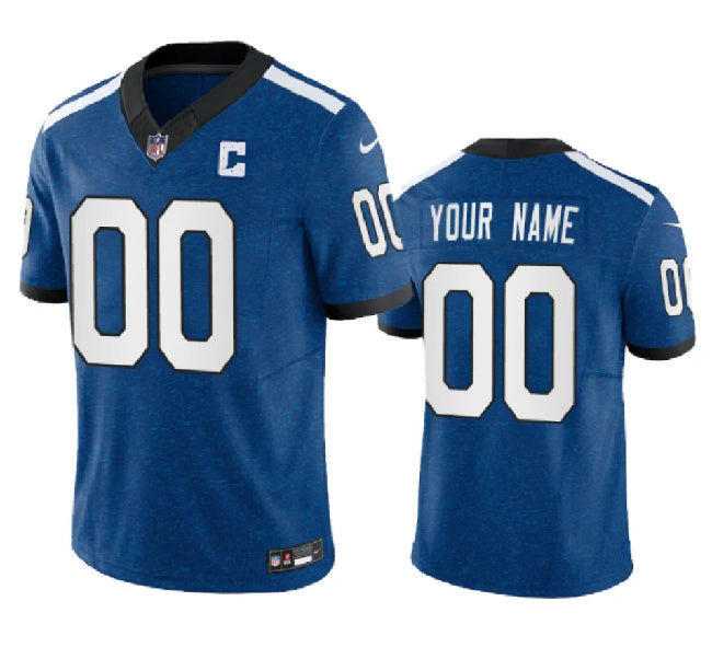 Custom Indianapolis Colts blue FUSE jersey