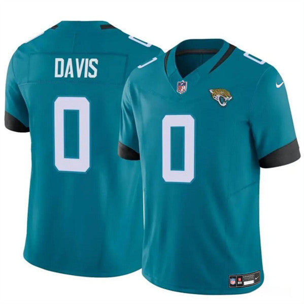 Gabe Davis Jacksonville Jaguars teal FUSE jersey