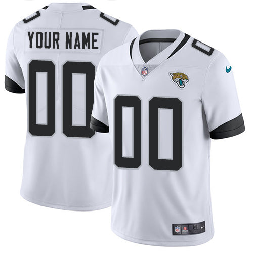 Custom Jacksonville Jaguars white jersey