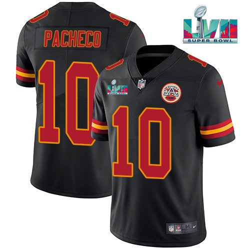 Isiah Pacheco Kansas City Chiefs black jersey