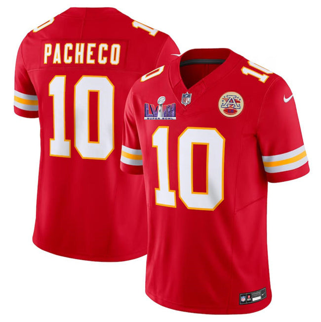 Isiah Pacheco Kansas City Chiefs red FUSE jersey