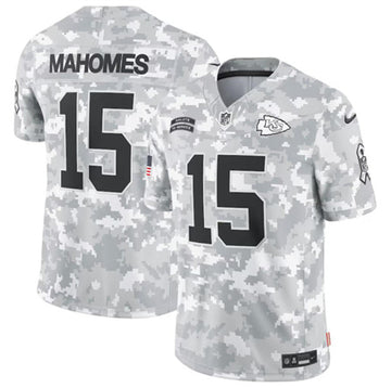 Patrick Mahomes Kansas City Chiefs camo Salute To Service jersey