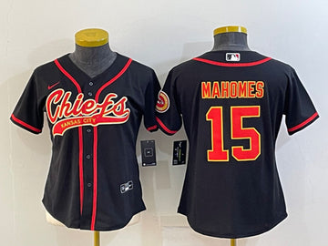 Patrick Mahomes Kansas City Chiefs black jersey