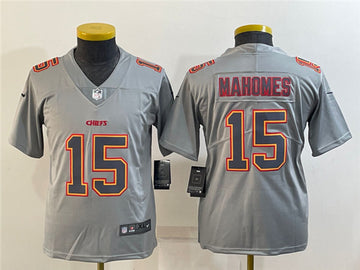 Patrick Mahomes Kansas City Chiefs gray Fashion jersey