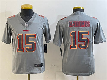 Patrick Mahomes Kansas City Chiefs grey jersey