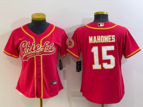 Patrick Mahomes Kansas City Chiefs red jersey