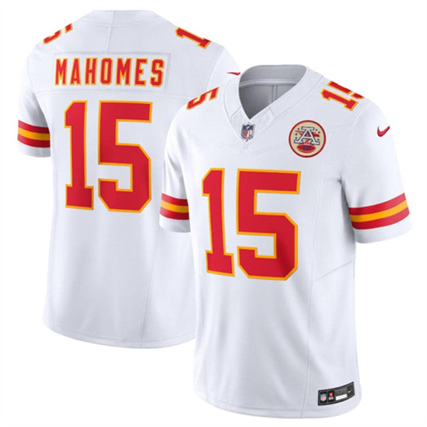 Patrick Mahomes Kansas City Chiefs white FUSE jersey