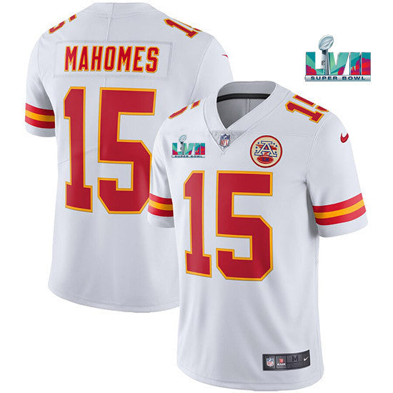 Patrick Mahomes Kansas City Chiefs white jersey