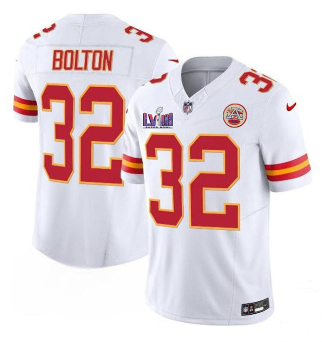 Nick Bolton Kansas City Chiefs white FUSE jersey