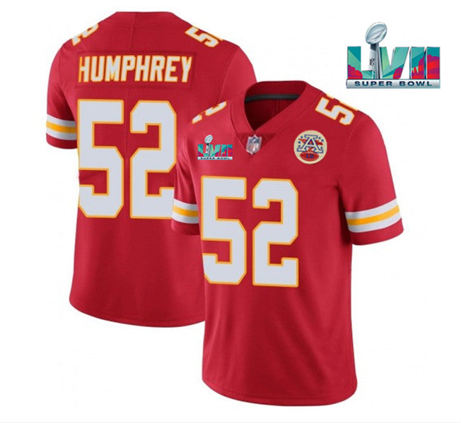 Creed Humphrey Kansas City Chiefs red jersey