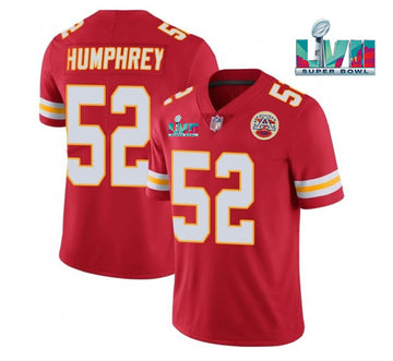 Creed Humphrey Kansas City Chiefs red jersey