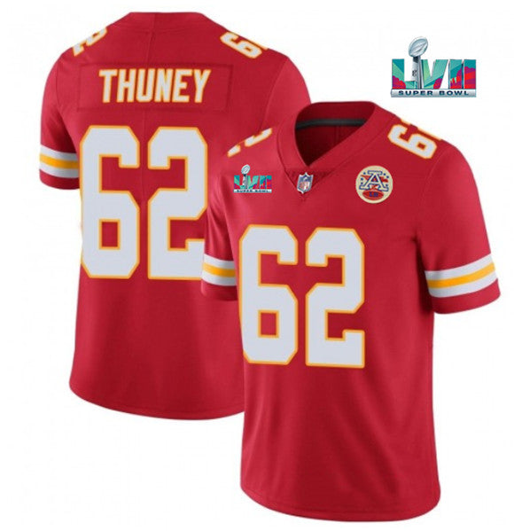 Joe Thuney Kansas City Chiefs red jersey