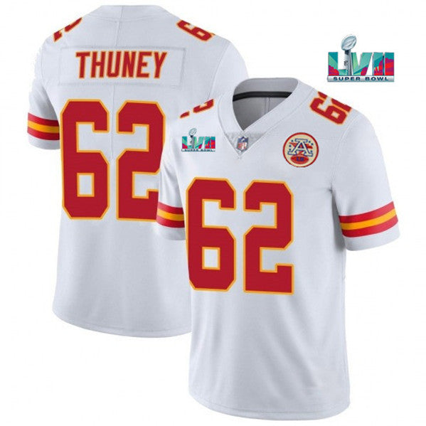 Joe Thuney Kansas City Chiefs white jersey