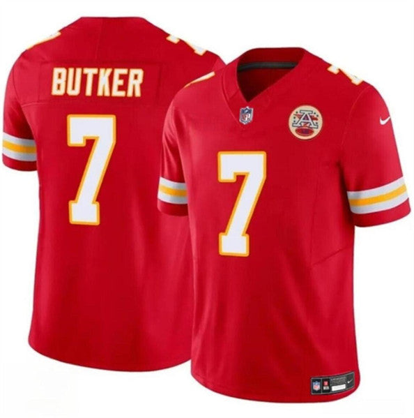 Harrison Butker Kansas City Chiefs red FUSE jersey