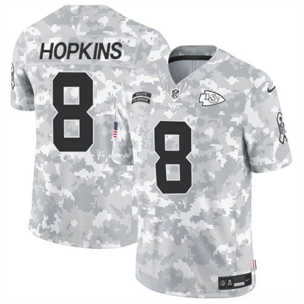 DeAndre Hopkins Kansas City Chiefs camo Salute To Service jersey