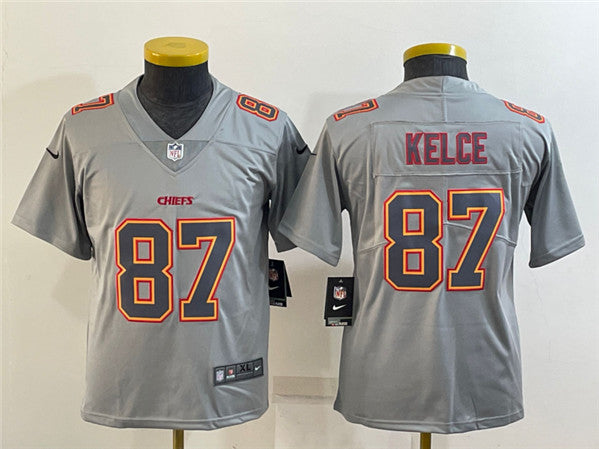 Travis Kelce Kansas City Chiefs gray Fashion jersey