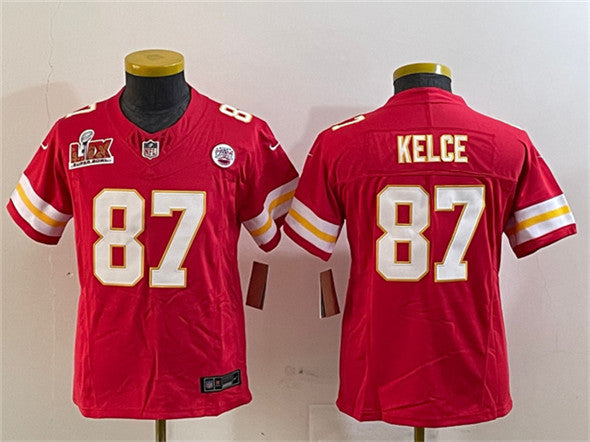 Travis Kelce Kansas City Chiefs red FUSE jersey