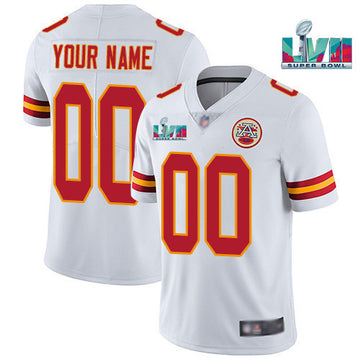Custom Kansas City Chiefs white jersey