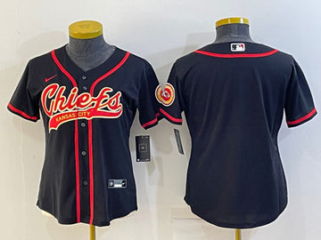 Custom Kansas City Chiefs black jersey