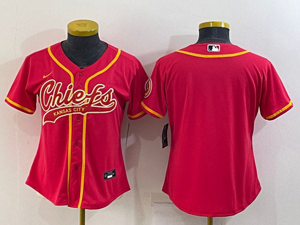 Custom Kansas City Chiefs red jersey