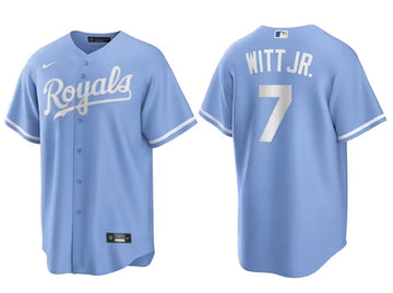 Bobby Witt Jr Kansas City Royals blue jersey