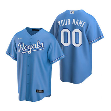 Custom Kansas City Royals blue jersey