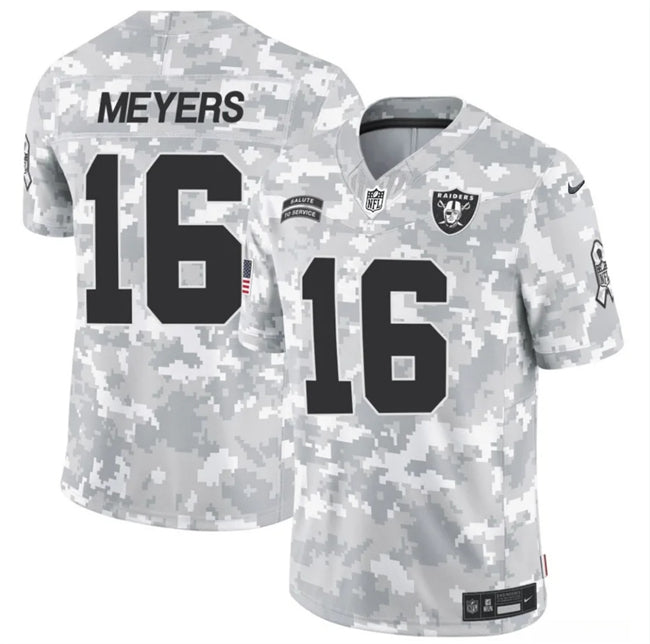 Jakobi Meyers Las Vegas Raiders camo Salute To Service jersey