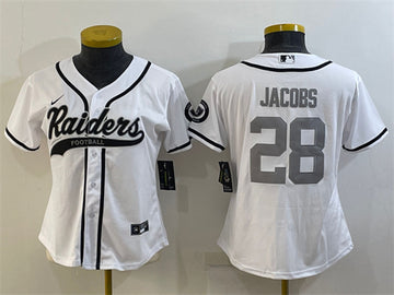 Josh Jacobs Las Vegas Raiders white jersey