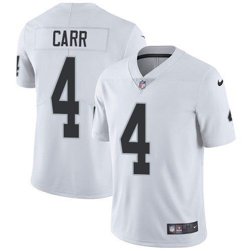 Derek Carr Las Vegas Raiders white jersey
