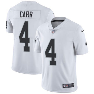Derek Carr Las Vegas Raiders white jersey