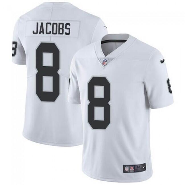 Josh Jacobs Las Vegas Raiders white jersey