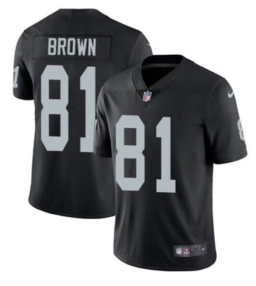 Tim Brown Las Vegas Raiders black jersey
