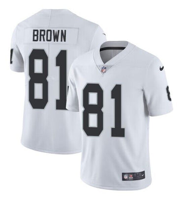 Tim Brown Las Vegas Raiders white jersey