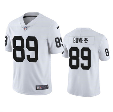 Brock Bowers Las Vegas Raiders white jersey