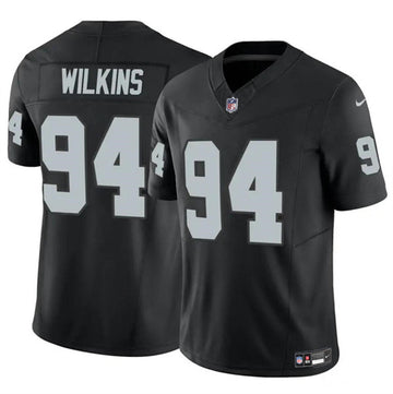 Christian Wilkins Las Vegas Raiders black FUSE jersey