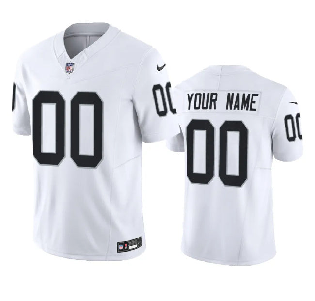Custom Las Vegas Raiders white FUSE jersey