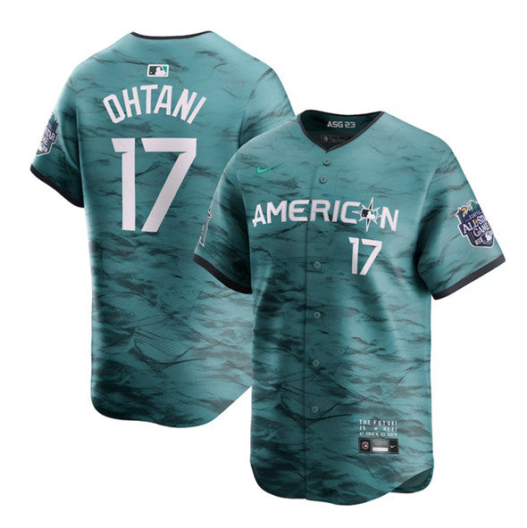 Shohei Ohtani Los Angeles Angels teal All-Star jersey