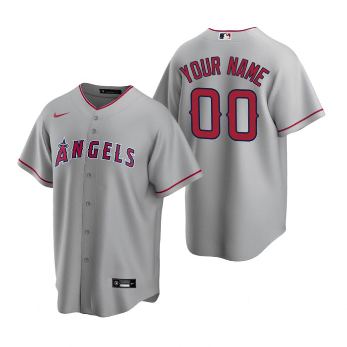 Custom Los Angeles Angels gray jersey