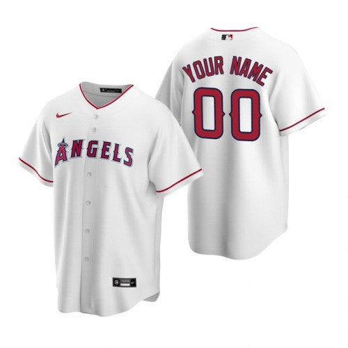 Custom Los Angeles Angels white jersey
